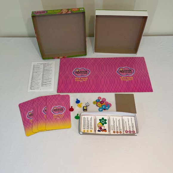 Disney Lizzie McGuire Board Game - Yellow and Pink - Picture 10 of 16